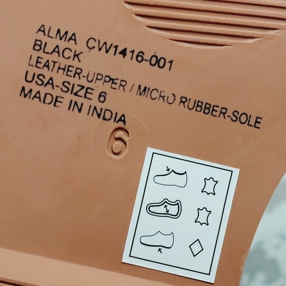 New Crevo, Alma Black Braided Strap Bohemian Leather Sandals F691 - Picture 10 of 11